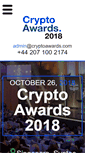 Mobile Screenshot of cryptoawards.com